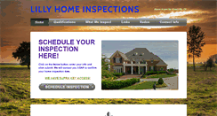 Desktop Screenshot of lillyhomeinspections.com